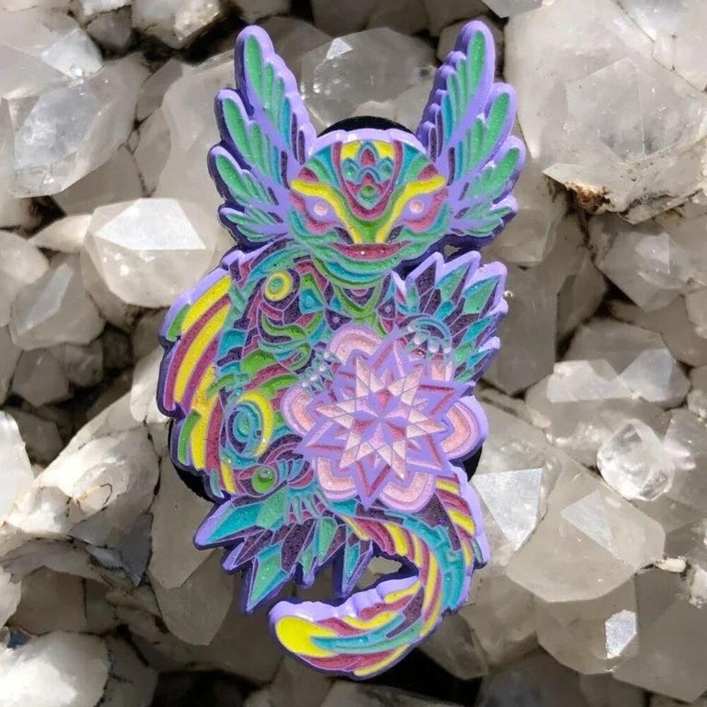 New Age Original Artwork - Pins - Ultrasonic Sally Mandala